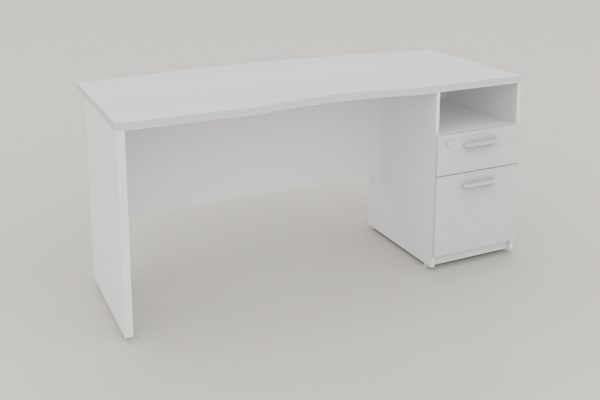 ESCRITORIO 1 PEDESTAL DERECHO, 2 CAJ Y PORTA PAP DE 180 X 70 X 60 X 75 A.28mm - muebles de oficina en veracruz y xalapa