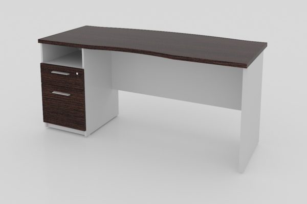 ESCRITORIO 1 PEDESTAL IZQUIERDO, 2 CAJ Y PORTA PAP DE 180 X 70 X 60 X 75 A.28mm - muebles de oficina en veracruz y xalapa