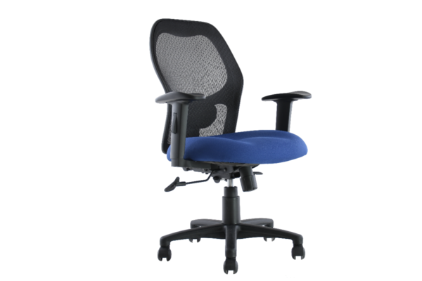 SILLON EJEC.MEDIO, NEUMATICO,SINCRONICO, ASIENTO TELA Y RESPALDO MALLAFLEX - muebles de oficina en veracruz y xalapa