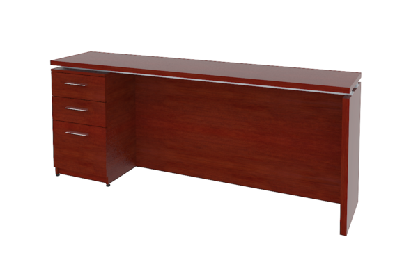 CREDENZA MELAMINA, 1 PEDESTAL IZQUIERDO 3 CAJONES, DE 180 X 40 X 75 A.28/32mm. - muebles de oficina en veracruz y xalapa