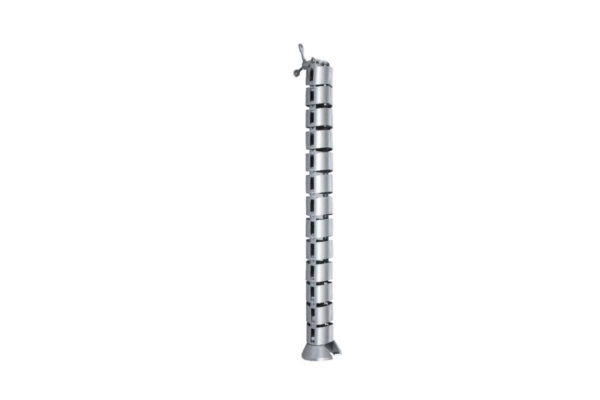 COLUMNA VERTEBRAL EN POLIPROPILENO COLOR PLATA 77.5cm