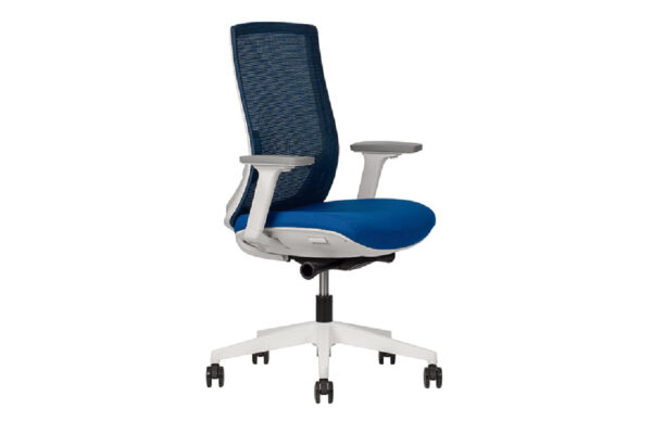 SILLON EJECUTIVO, BRAZOS AJUSTABLES, ASIENTO TAPIZ TELARESPALDO MALLA GRIS,VINO O AZUL. - muebles de oficina en veracruz y xalapa