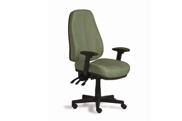 SILLON EJEC.OPERATIVO ALTO AJUSTE NEUMT.ASIENTO Y RESPALDO TAPIZ TELA - muebles de oficina en veracruz y xalapa