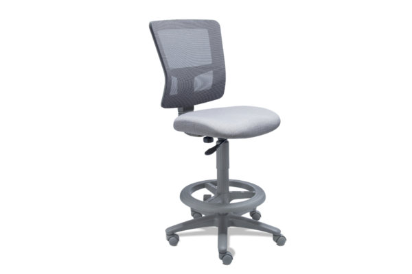 SILLA OPERATIVA PARA CAJERO QUADRA, NEUMATICA ERGONOMICA RESPALDO MEDIO - muebles de oficina en veracruz y xalapa