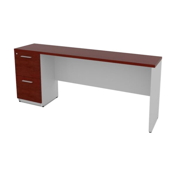 CREDENZA CON 1 PEDESTAL IZQUIERDO