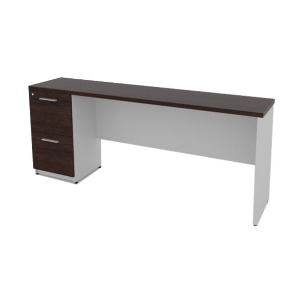 CREDENZA CON 1 PEDESTAL IZQUIERDO